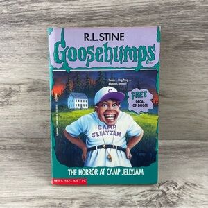 Goosebumps Original Vintage The Horror At Camp Jelly Jam W/ Iron On Transfer